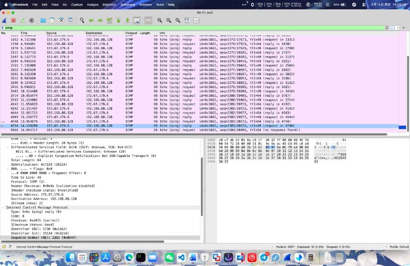 #日常 #学习 #码 我说做课设就得看 Wireshark 有没有懂的#日常 #学习 #码 我说做课设就得看 Wireshark 有没有懂的
