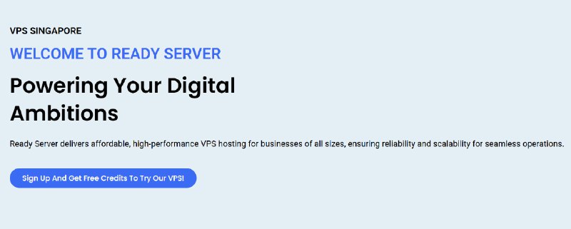 Readyserver 白嫖两个月 香港/新加坡 VPS流媒体解锁 带宽10Gbps不限流量 注册链接• 打开官网之后点击 Sign up and get free credits to try our VPS!• 根据手机选择 Google Play/App Store 下载• 注册后送 1500points 开机每小时消耗1points1v Core4G Ram100G NVMeunlimited@10Gbps （SG CN2 回国10M需转发）1points/hr测试已补充在评论区 频道：@Impart_Cloud聊天：@Impart_Chat