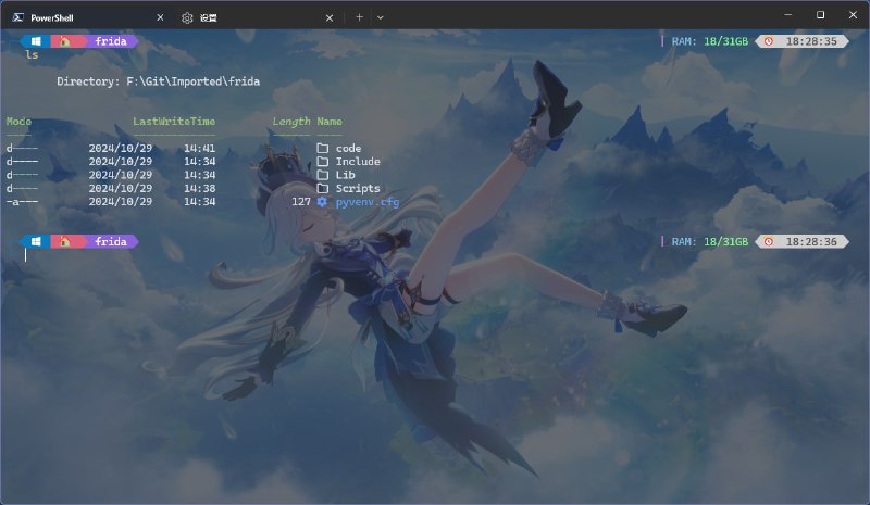 换了个字体 我还是喜欢原来 Terminal 的那种字体