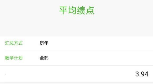 #学习 第一学期绩点应该就是这个数字了