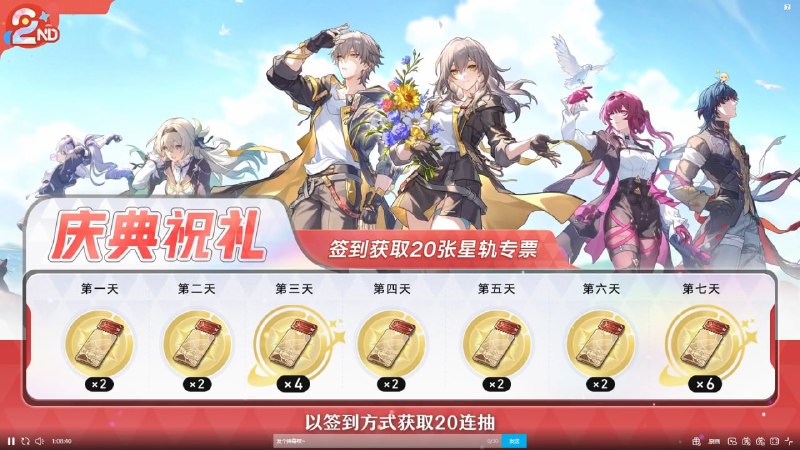 #铁 二周年福利一览#铁 二周年福利一览