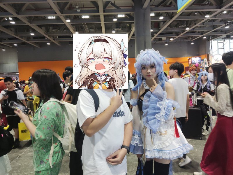 #日常 #漫展 #萤火虫 日常社恐，萤火虫体量太小了，下次试试去BW（相机忘带了，手机凑合着拍的）#日常 #漫展 #萤火虫 日常社恐，萤火虫体量太小了，下次试试去BW（相机忘带了，手机凑合着拍的）
